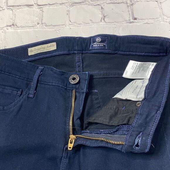 AG Adriano Goldschmidt The Legging Super Skinny Ankle‎ Stretch Jeans Navy - Picture 10 of 16